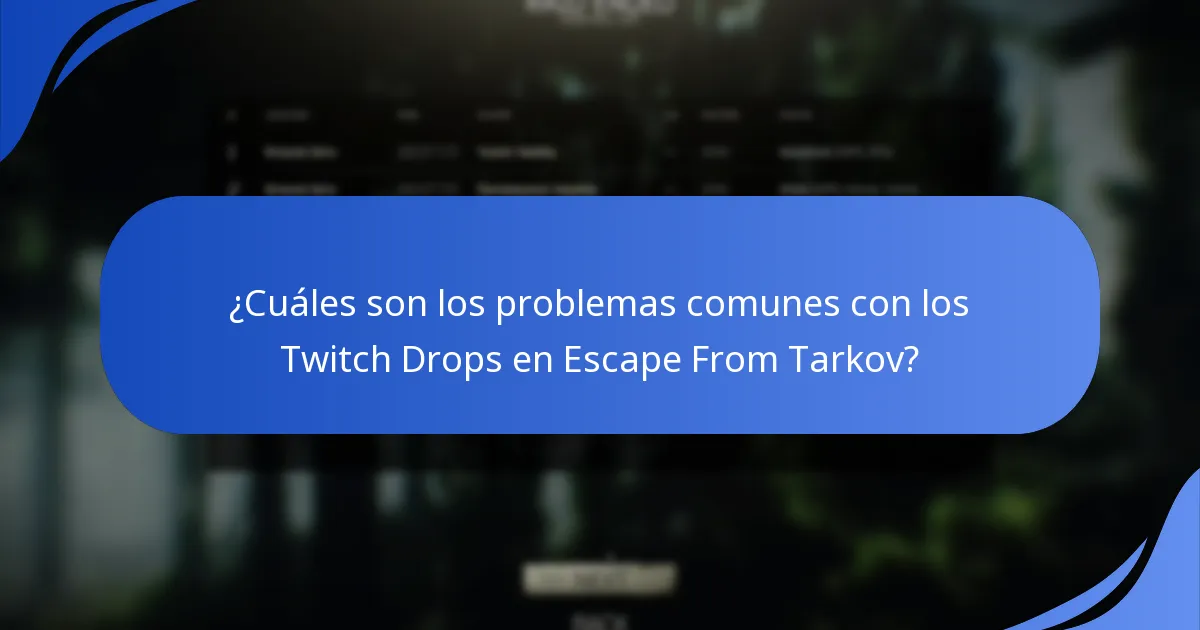 ¿Cómo reclamar tus Twitch Drops en Escape From Tarkov?