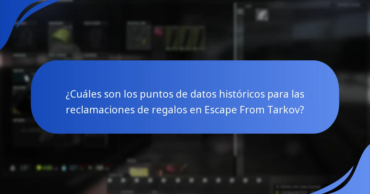 ¿Cómo impactan las reclamaciones de regalos en el compromiso de los usuarios en Escape From Tarkov?